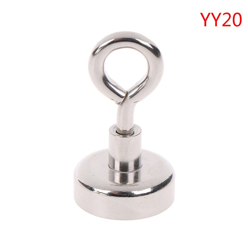 1 Pc Strong Neodymium Magnet Round Pulling Force River Fishing Magnetic Hooks