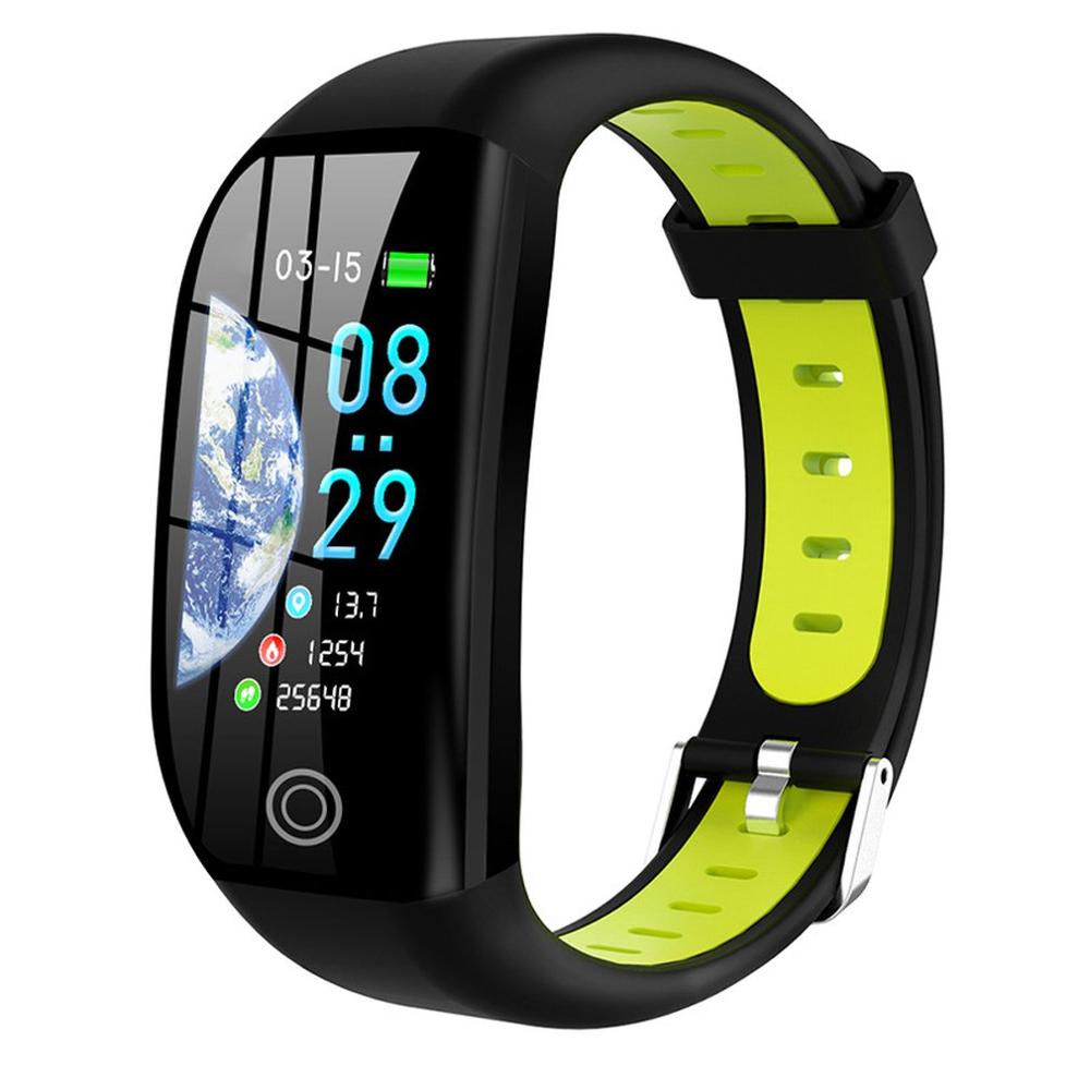 Nuovo Braccialetto Intelligente GPS Distanza fitness attività inseguitore IP68 Impermeabile Orologio Pressione Sanguigna Sonno tenere sotto controllo accorto braccialetto Della fascia: verde
