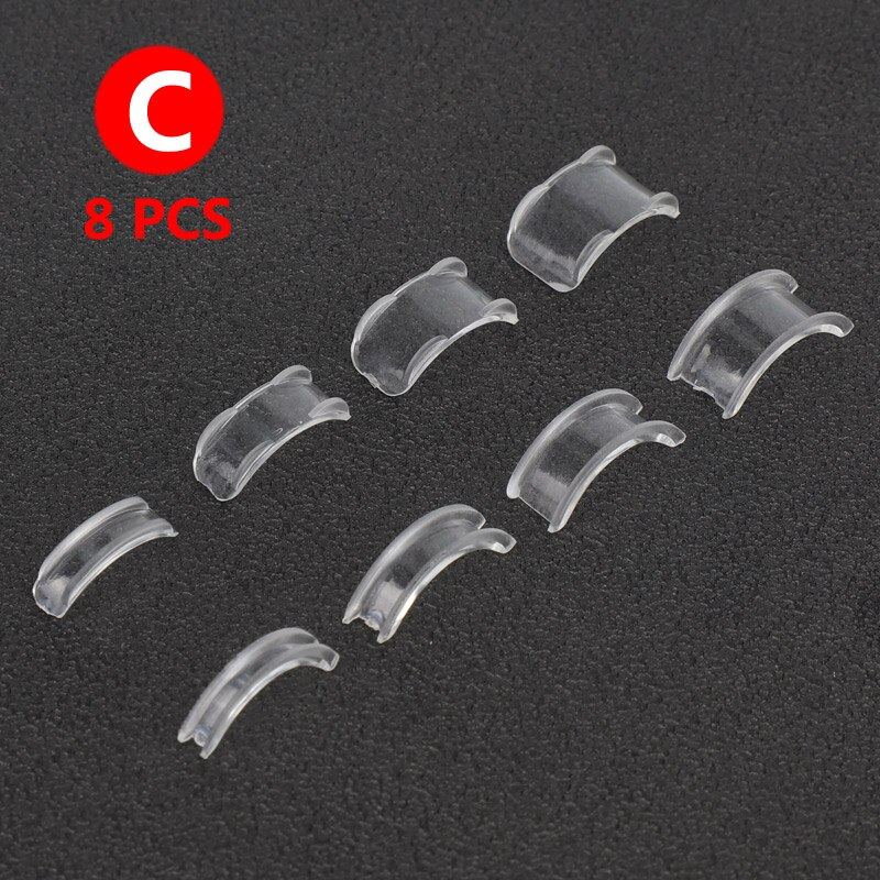 8 tamaños de silicona Invisible tamaño del anillo ajustador reductor anillo Sizer se ajusta a cualquier anillo: 8pcs