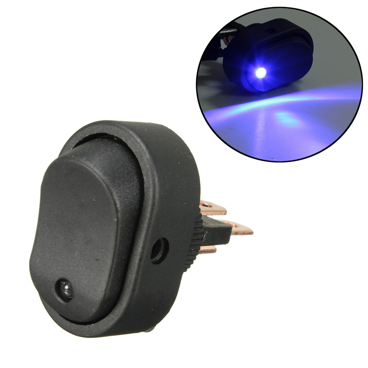 12V 30A LED Light Modified Illuminated SPST ON/OFF Rocker Toggle Switch Truck