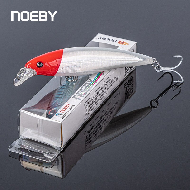 NOEBY Trolling Long Casting Minnow Fishing Lure 140mm 39g Floating Artificial Hard Bait for Sea Freshwater Fishing Tackle Lures