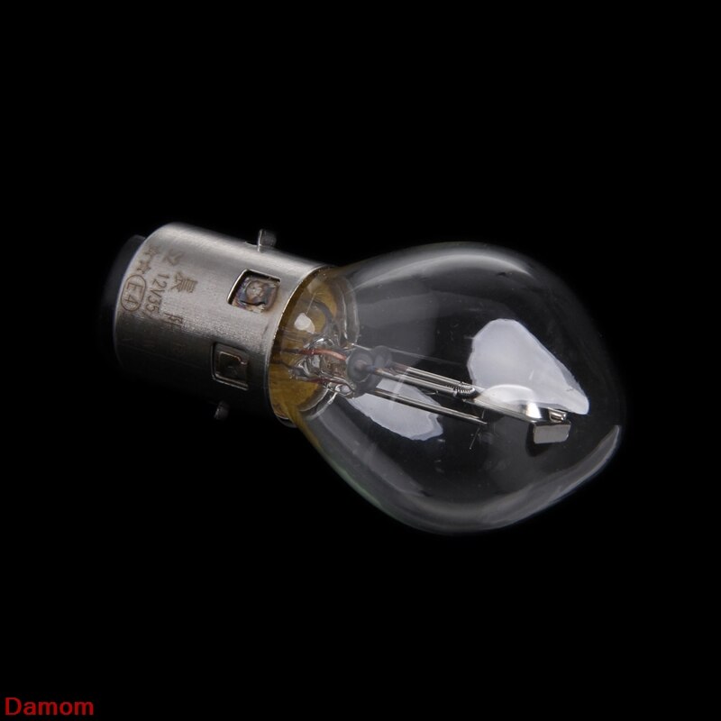 ATV Moped Scooter Head Light Bulb Motorcycle 12V 35W 10A B35 BA20D Glass Damom
