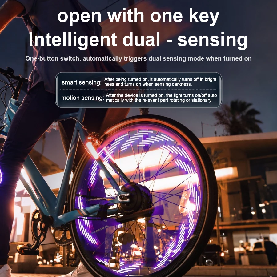 Neue Fahrrad Rad Licht Solar- Fahrrad Speichen Blitz Lichter MTB Radfahren Bunte Fahrrad Speichen Warnung Signal Lampe LED Neon- Laterne