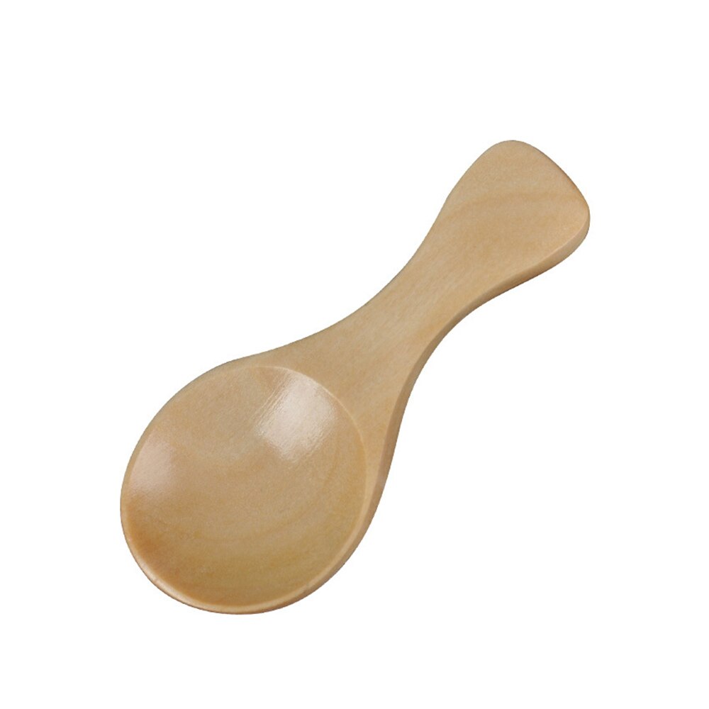 Wooden Spoon Bamboo Kitchen Cooking Utensil Tool Soup Teaspoon Catering Kids Spoon kitchenware for Rice Soup: 4