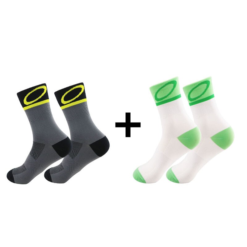 Women Men Sport Cycling Socks Outdoor Camping Hiking Climbing Running Socks: j