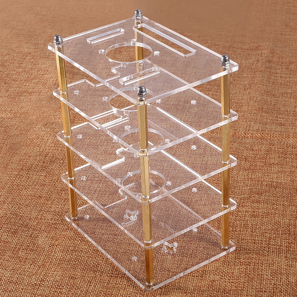 Framboesa pi 3 4 caso 1- 4 camada multi camada acrílico pilha escudo/gabinete para raspberry pi 3 4 modelo b/3b +/3b