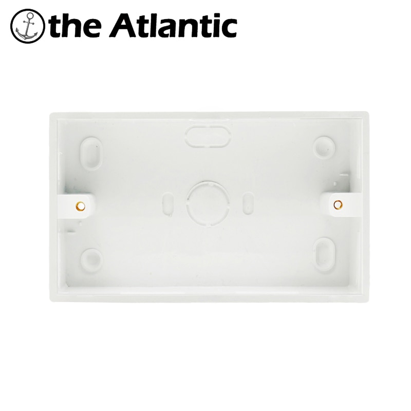 Caja de instalación externa de 146mm x 86mm, caja de conexiones externas, caja de instalación de superficie, caja exterior para enchufe de interruptor, tipo 146