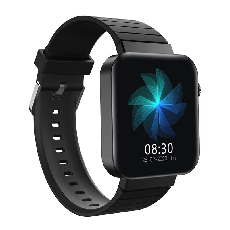 Mi5 Smart Watch Smartwatch Full Touch Screen Men Women Sport Bluetooth 5.0 Zinc Alloy Fitness IP67 Smart Watch: Black