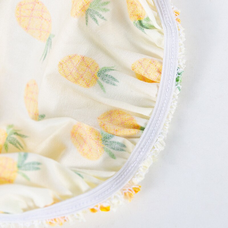 Couvercle de bol réutilisable, lavable, anti-poussière, 3 tailles/ensemble, pour garder les aliments au frais, bol, assiette, tissu, 4 motifs de fruits en option