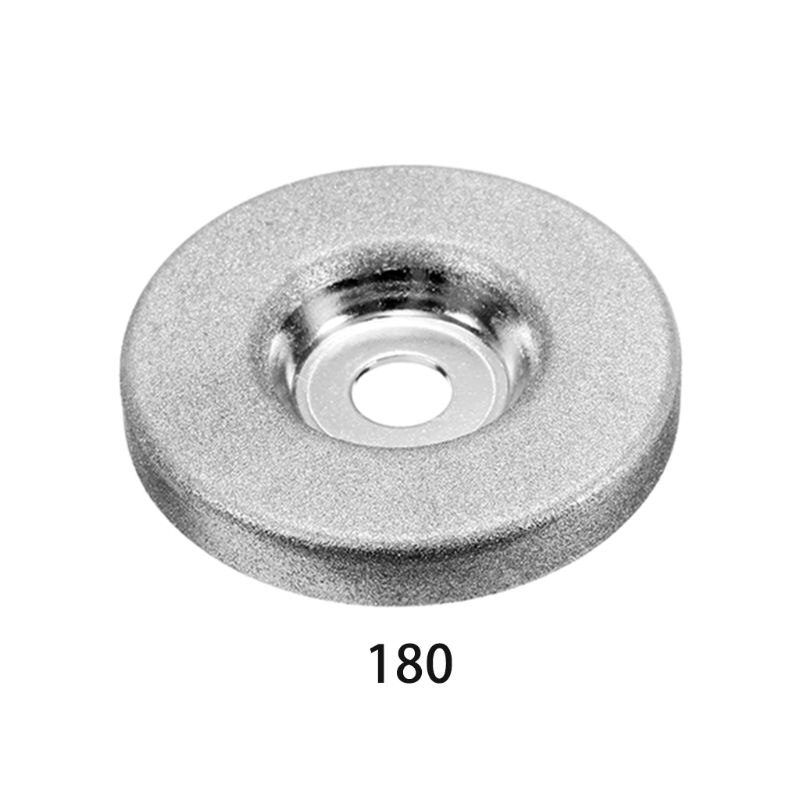 1pc 56mm 180/360 korn diamantslibeskive cirkelsliber stensliber vinkelskærehjul roterende værktøj: 180 grus