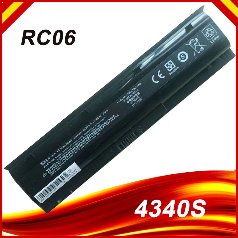 RC06 RC06XL battery for HP ProBook 4340s 668811-541 668811-851 669831-001 H4R53EA HSTNN-UB3K HSTNN-W84C HSTNN-YB3k