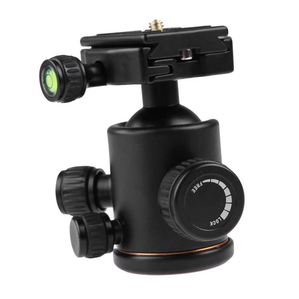 VD-02 Tripod Ball Head 360 Degree Rotating Panoramic Ballhead for Monopod Tripod DSLR Camera Aluminum Alloy