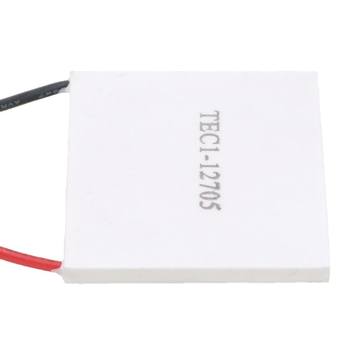 Disipador térmico de TEC1-12705, 40x40mm, enfriador termoeléctrico Peltier, placa de refrigeración, módulo de refrigeración, equipo de laboratorio