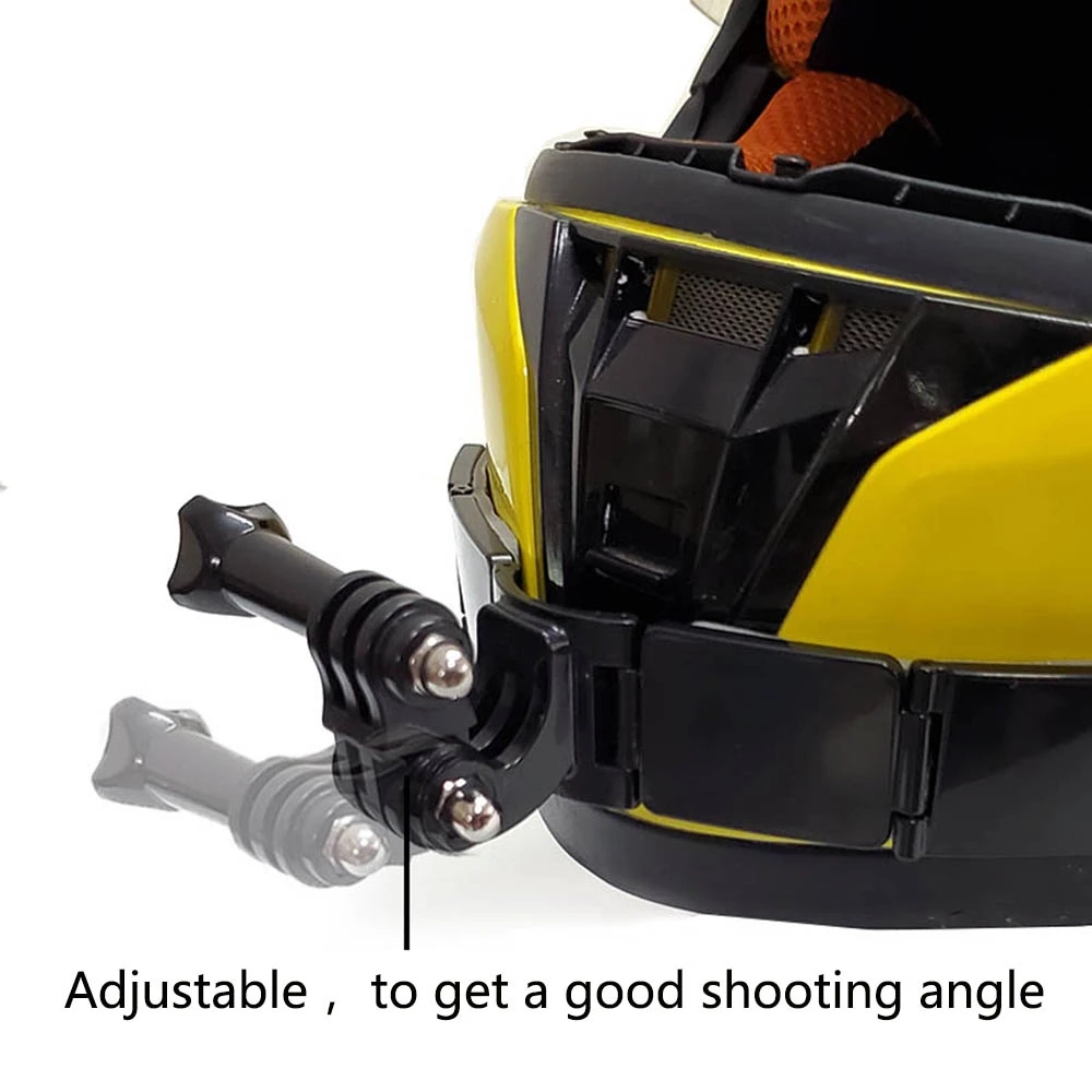 TUYU-soporte de montaje de barbilla para casco de motocicleta, para GoPro Hero 9, 8, 7, 5, SJCAM, SJ4000, DJI, OSMO, Eken, Insta360