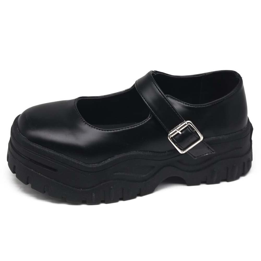 Lapolaka ankomster mary janes pumper kvinders sko spænderem platform komfortable ins sko damer: 5