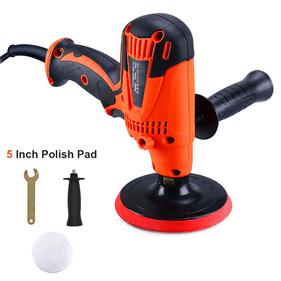 Goxawee sähköinen kiillotuskone auton kiillotuskone hiomakone 6- nopeuksinen hiomakone vahaus pinnoitus- ja puhdistustyökalut auton lisävarusteet: 4046