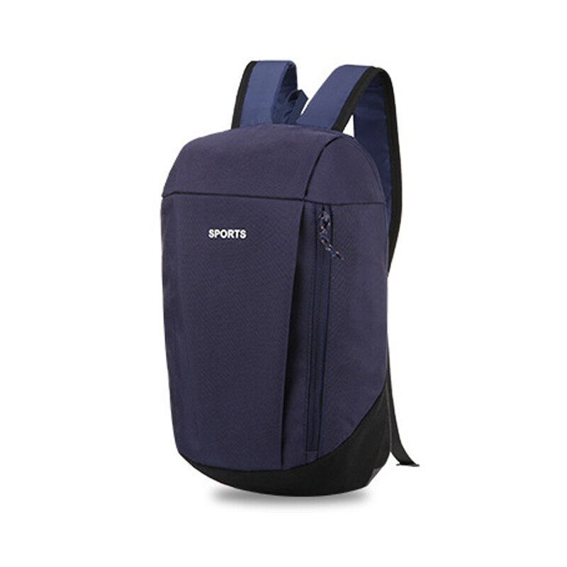 10L Outdoor Sports Long Distance Trip Cycling Backpack Mountaineering Shoulders Bag Camping Travel Knapsack Climbing Hiking: Navy blue
