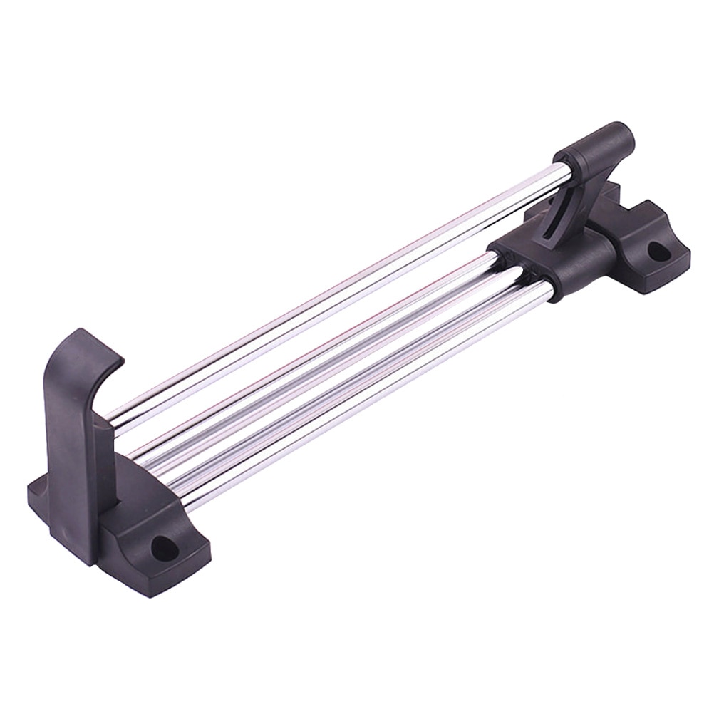 300mm Stainless Steel Retractable Wardrobe Rail Clothes Hanger Towel Coat Racks Closet Rod