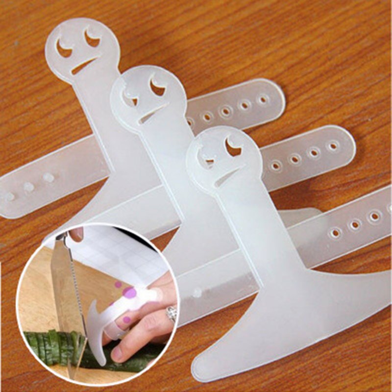 5Pcs/Set Guard Hand Safe Slice Tool Modern Plastic Finger Protector Kitchen Cooking Tools Home Gadgets Cut-Proof Adjustable