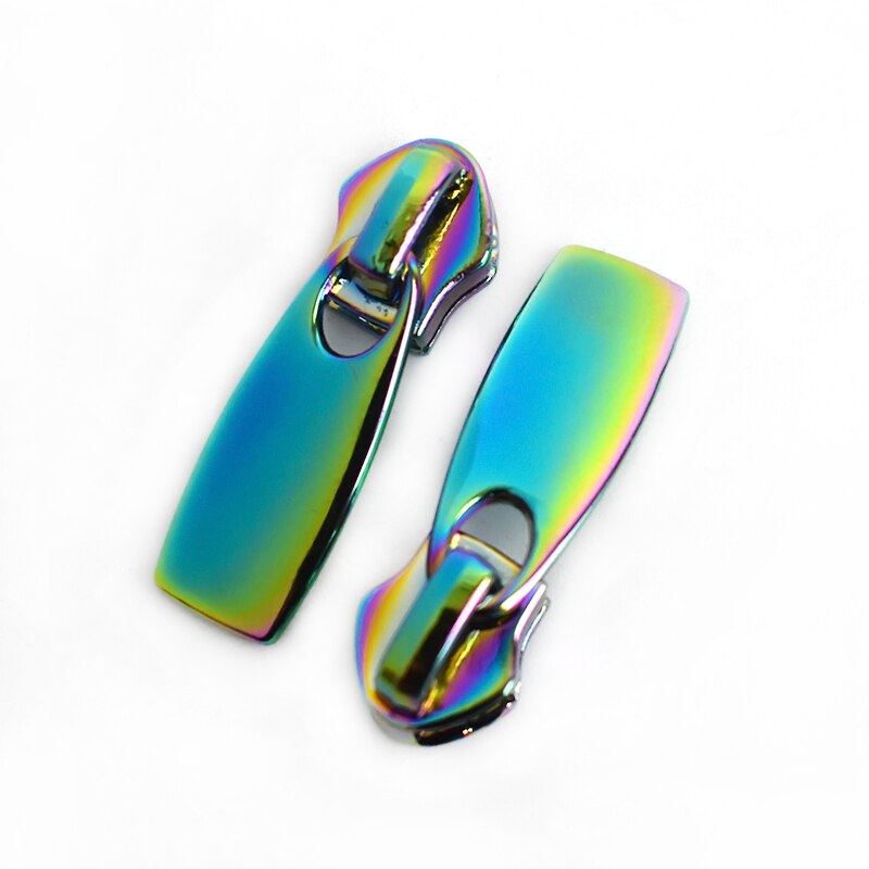 10pcs 5# Zipper Silder for Nylon Zip for Jacket Pocket Zippers Head Puller DIY Zips Repair Replacement Sewing Accessories ZT026: Colors