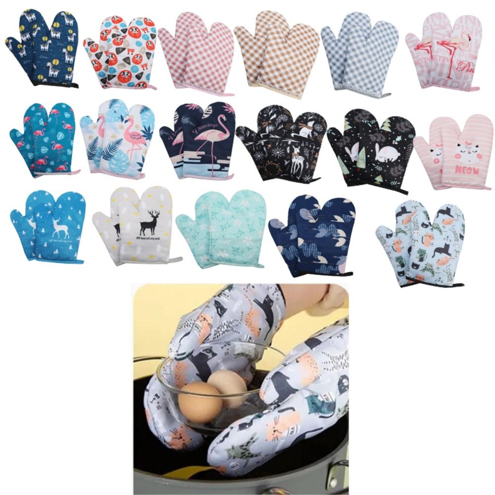 1pcs Heat-insulating Gloves, Anti-scald Microwave Gloves, High Temperature Resistant Kitchen Baking Oven Gloves
