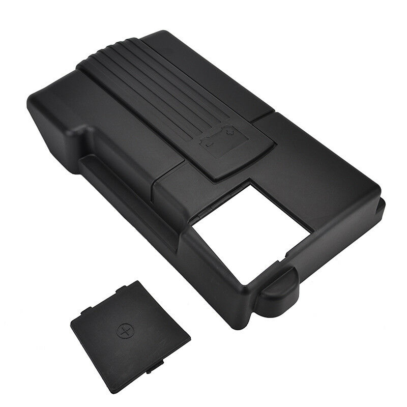 Black Electrode Engine Battery Cover ABS Shell Protector Dustproof Scratch-resistant Battery Cover For Tiguan For Golf