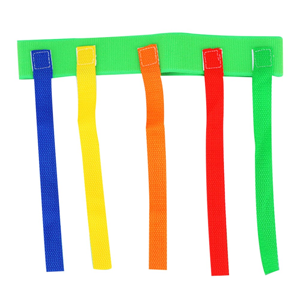 Children Kids Pull Catch Tail Toy Training Teamwork Games Educational for Outdoor Sports BM88: green belt