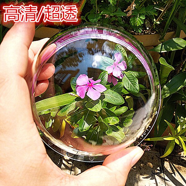 3.1 Inch Acrylic Indoor / Outdoor CCTV Replacement Clear Camera mini Dome Housing