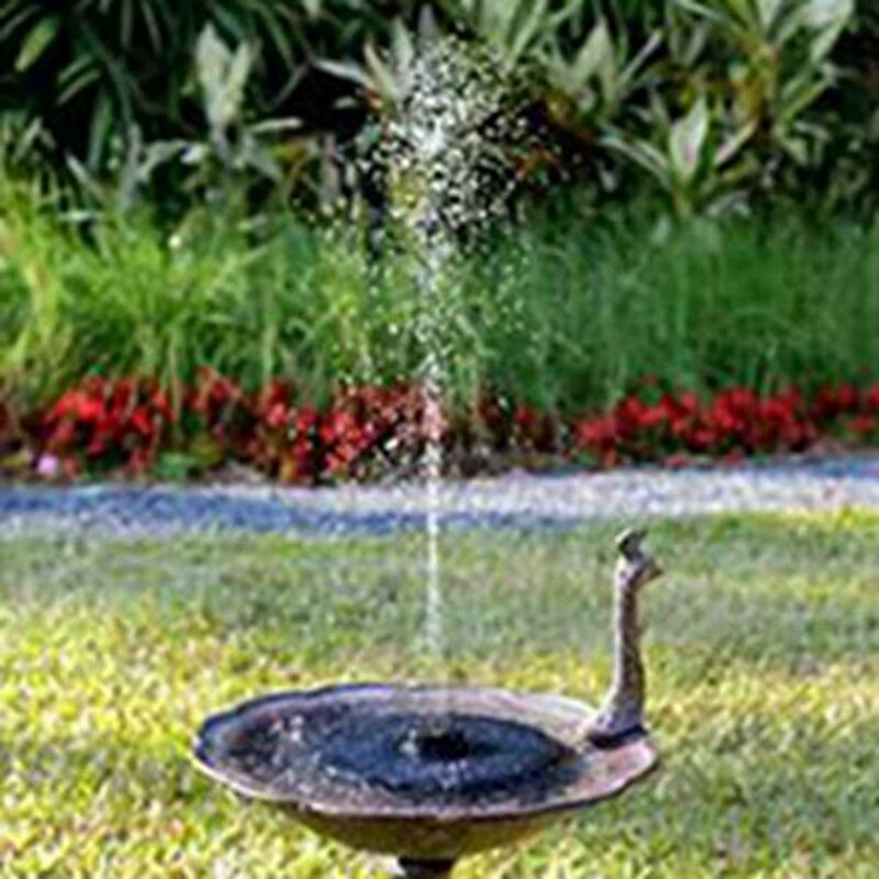 Solar- Brunnen Angetrieben Schwimm Vogel Schlecht Brunnen Ich bin Freien Teich Garten Terrasse Werkzeug