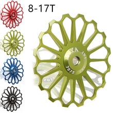 MTB Rennrad Keramik Pulley Schaltwerk Keramik Lager 8-17T Hinten Pulley Jockey Rad Bike Lager jockey Rad