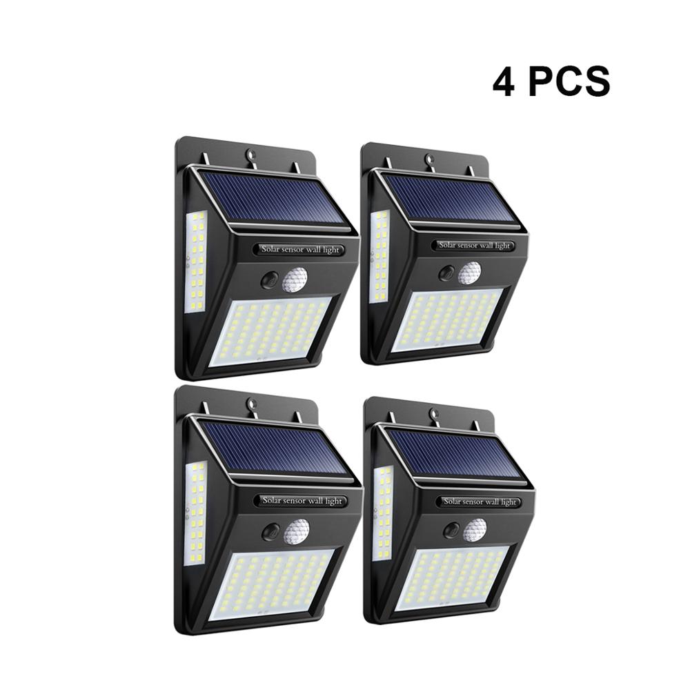 100 LEDs Solar Light PIR Motion Sensor Outdoor Solar Lamp Waterproof Wall Street Garden light Emergency Security Night Lighting