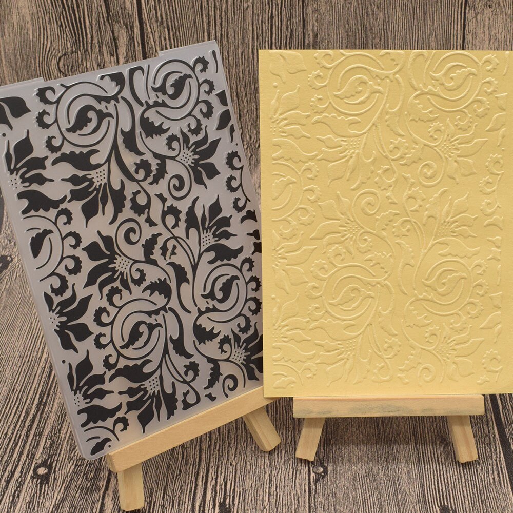 Heart Flower Lace Leaves Plastic Embossing Folders Stencils Template for DIY Paper Cards Album Scrapbooking Decoration
