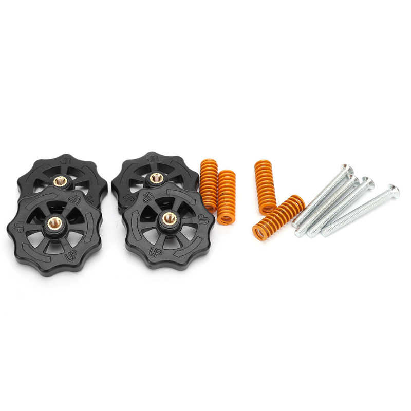 stainless steel wire insert threaded inserts 2 Sets Printer Accessories Leveling Nut Bed Springs Heating Rod