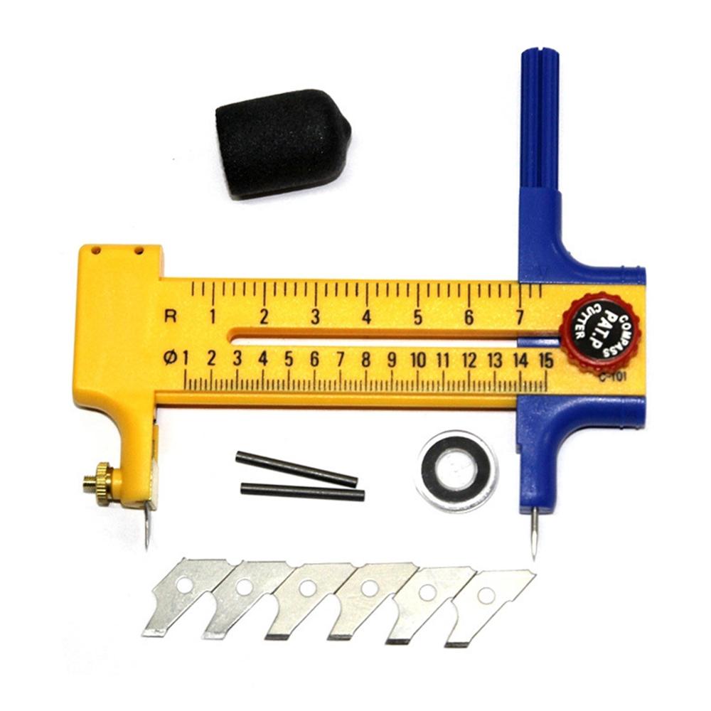 Kompass Kreis Cutter Kreisförmigen Schneid Werkzeug Einstellbare Kompass Kreis Cutter Durchmesser 10mm-150mm Handwerk rotierend Karton Cutter