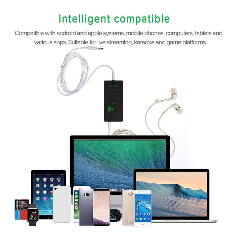 Mini Wireless 7 Different Sound Changes Microphone Voice Changer Device For Male/Female/Girl/Robot For PC Phone