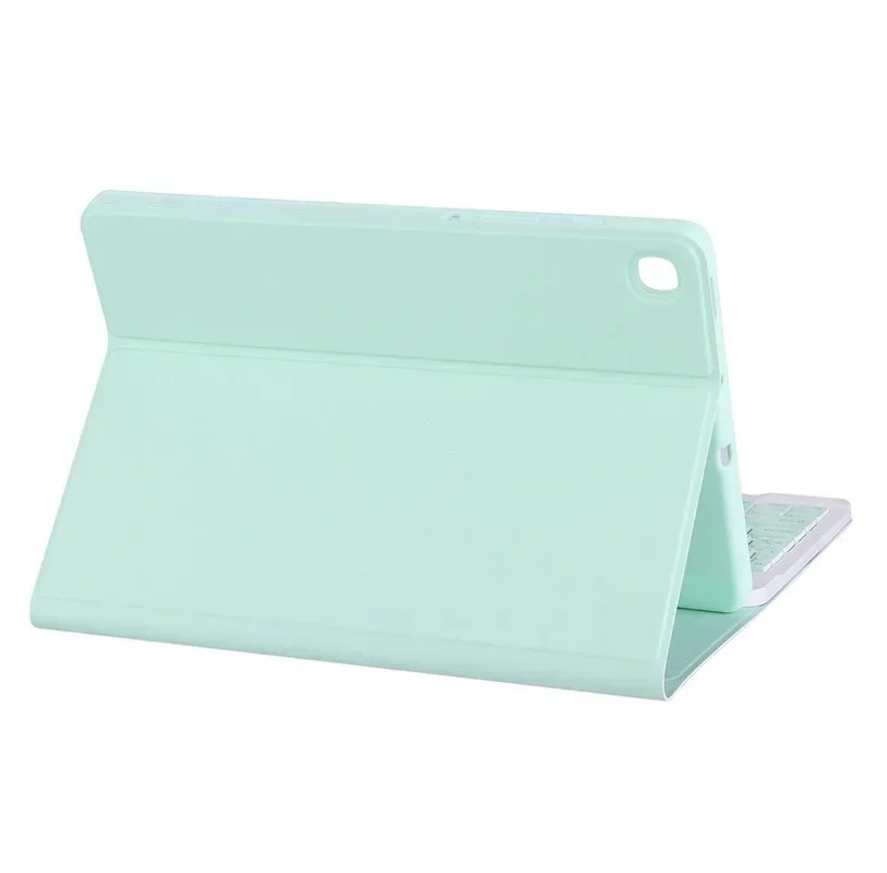 Engels toetsenbord met touchpad voor iPad A16 11 '' / iPad 2025 11e generatie 2025 Verlicht toetsenbordhoes met potloodsleufstandaard