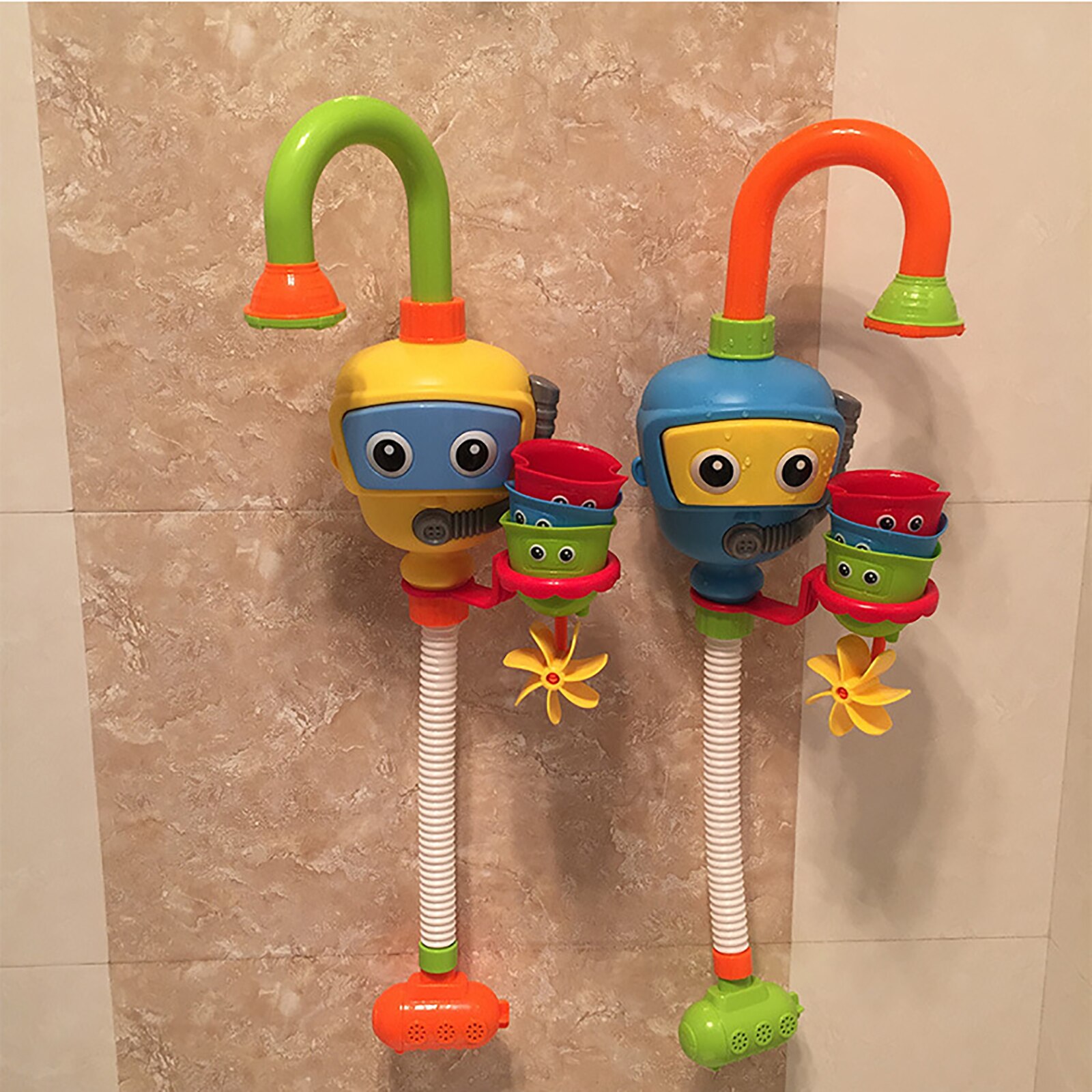 Juguete de baño con ventosa para bebés, accesorio de ducha educativo, rociador, diversión