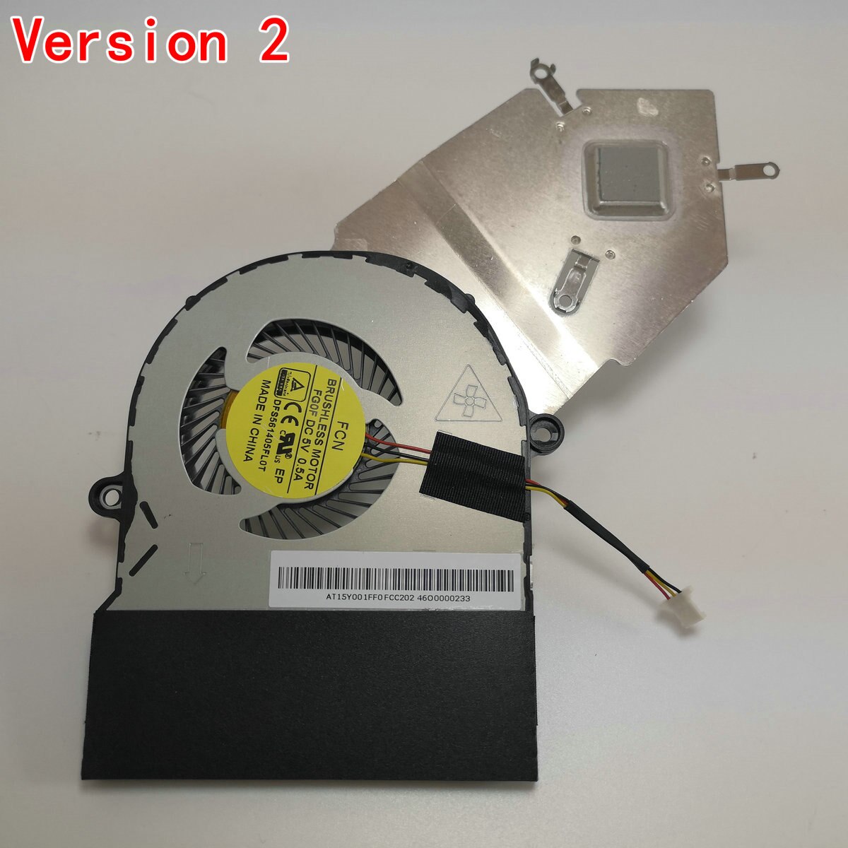 Originele Laptop Cpu Heatsink Cooling Fan Voor Acer Extensa 2509 Z5WAL 2510 2510G 2511 2511G 2520 2520G Serie Koeler Fan: Version 2
