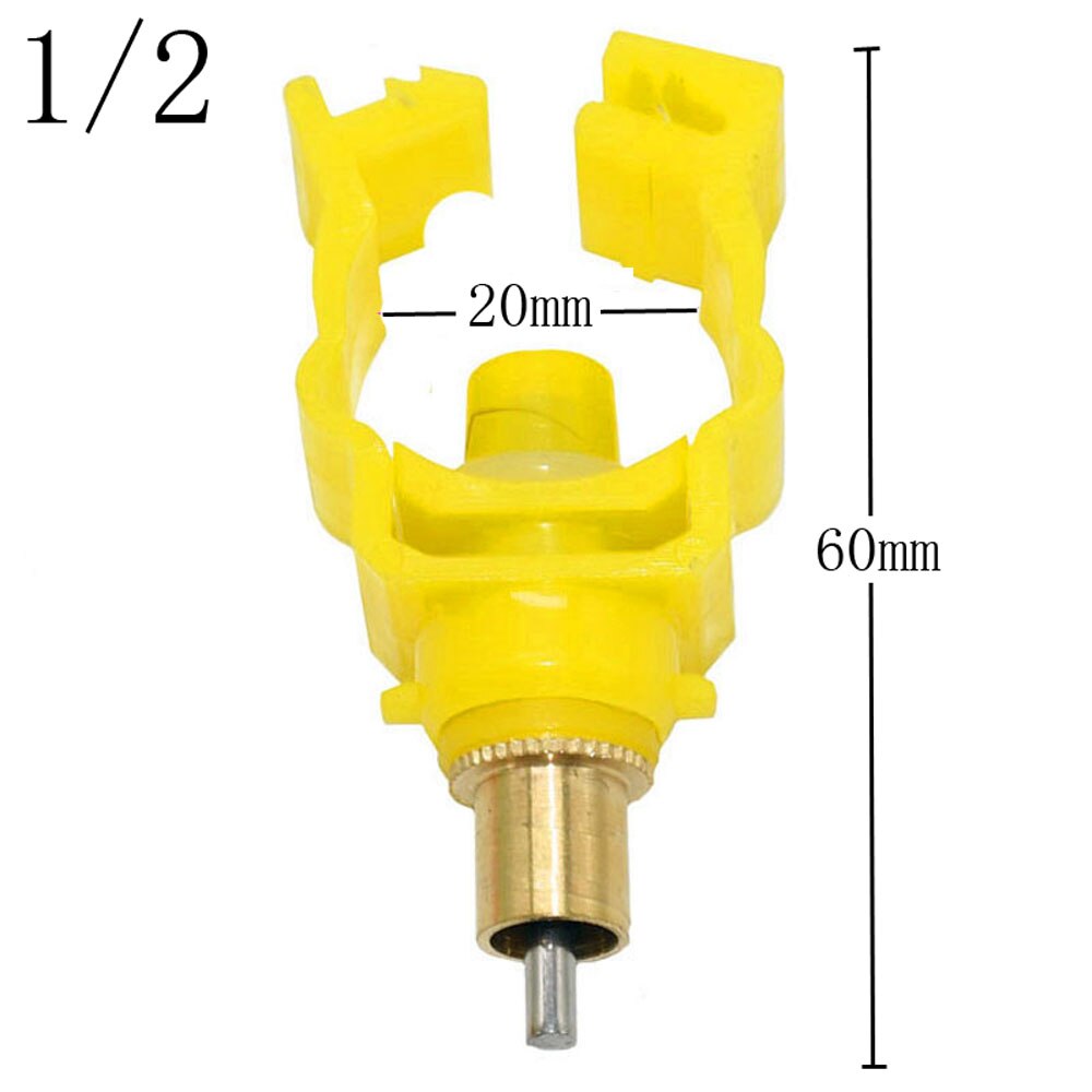 50 Stuks Messing Konijn Feeding Tool Konijn Drinknippel 20 Mm/25 Mm Diameter Automatische Tepel Water Feeder: 20mm
