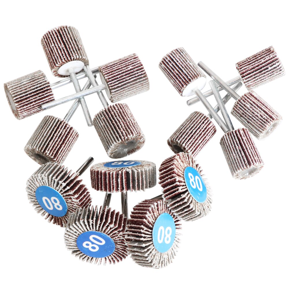 Ruedas de pulido Dremel, accesorios de papel de lija, disco de lijado, rueda de pulido de obturador para herramientas de potencia rotativa, 5 uds.