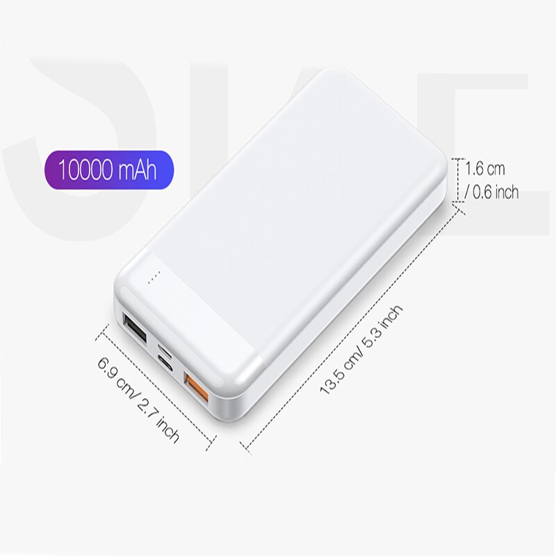 Banca di potere 10000 mAh Ricarica Portatile PowerBank 10000 mAh USB Del Telefono Mobile Caricabatteria Esterno Per Xiaomi Mi 10 9 iPhone 11