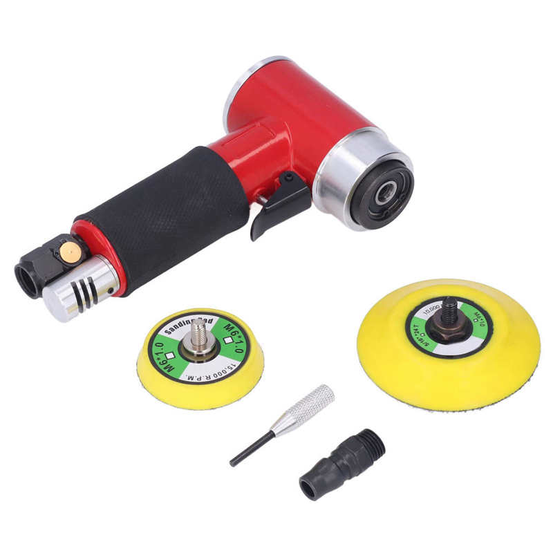 Air Sander Eccentric Pneumatic Grinder Grinding Sanding Machine for Woodworking OW‑942 Pneumatic Tools