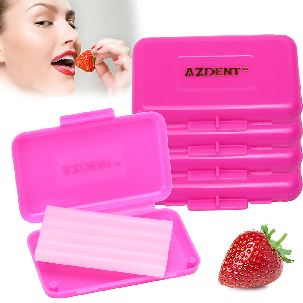 AZDENT-varillas de cera para alivio de cera de ortodoncia Dental, 5 cajas, para aparatos ortopédicos, irritación de las encías, 10 tipos, elija el blanqueamiento Dental, higiene bucal: Gris