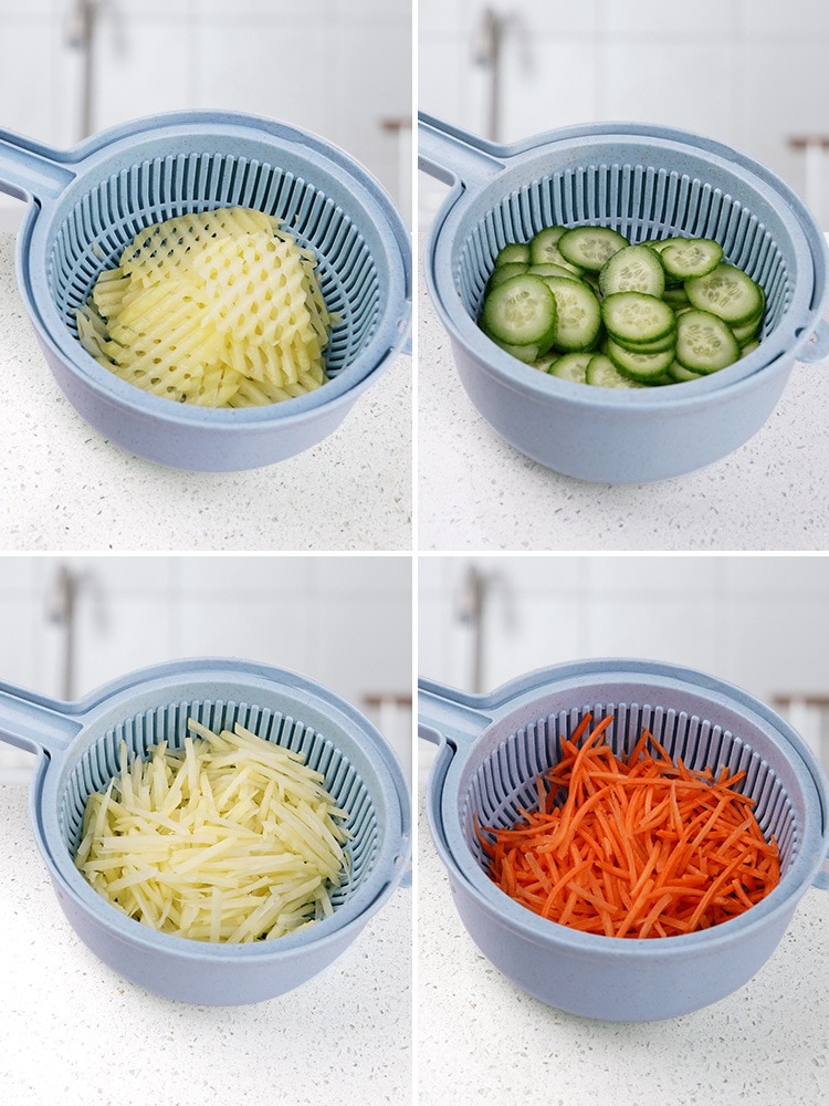 Multifunctional Vegetable Slicer Cutter potato GRATERS papaya cutter fruit tools Vegetable cutter chchillo de frutas verduras