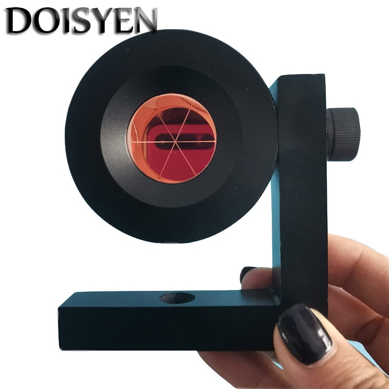 L bar Mini Prism 90 Degree Reflector Prism Metal Bracket 1 inch Total station prism for Monitoring Surveying installatiom