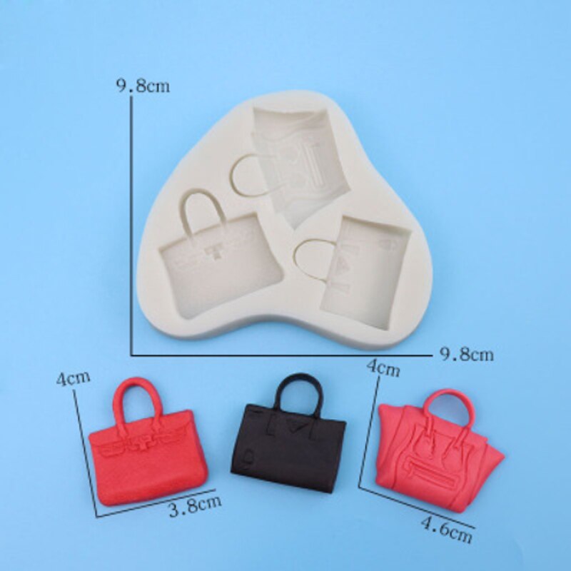 Make-up kwastentas mal fondant taart decoratie gereedschap siliconen mal suikerwerk chocolade bakgereedschap voor taarten gumpaste vorm: Zj0810