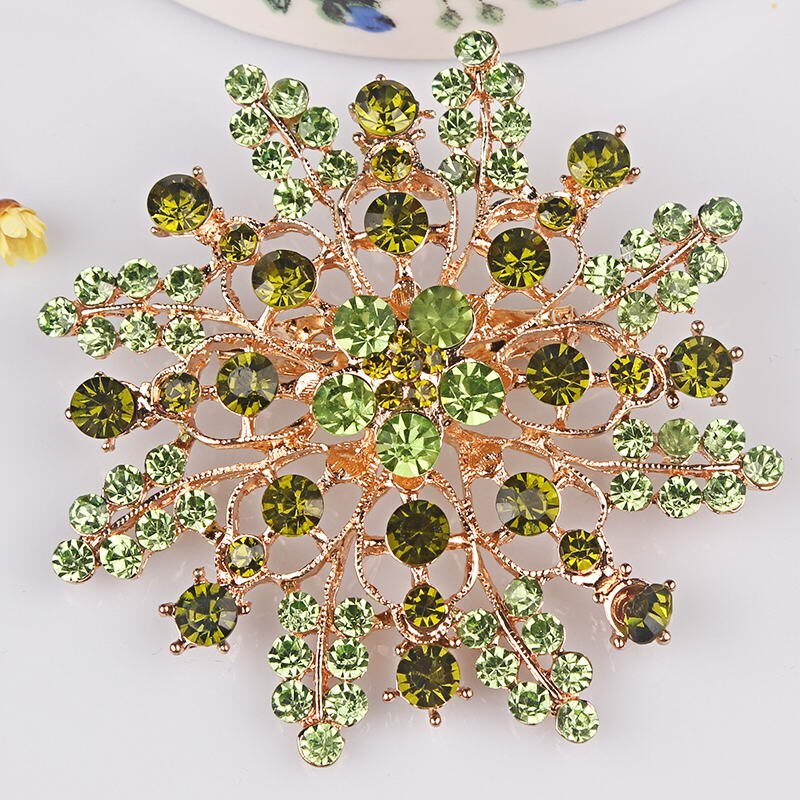 Broches en cristal et strass pour femmes de la marque weimanjingdian, disponibles en plusieurs couleurs: 349 verts