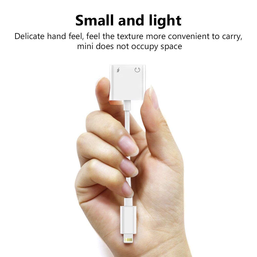 Ios Adapter Usb C Tot 3 5 Jack Audio Charger Splitter Dac Ios Converter Voor Iphone 13 12 11 Pro max 12 Mini X Xs Xr 7 8 Plus