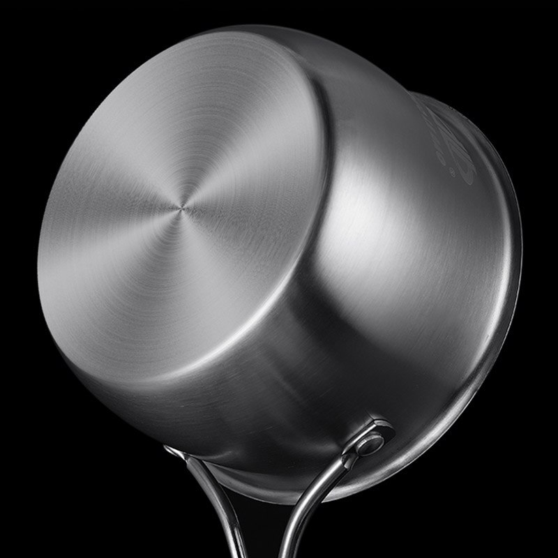 Stainless steel small milk pot, mini soup pot, porridge and instant noodle milk pot, induction cooker, gas universal