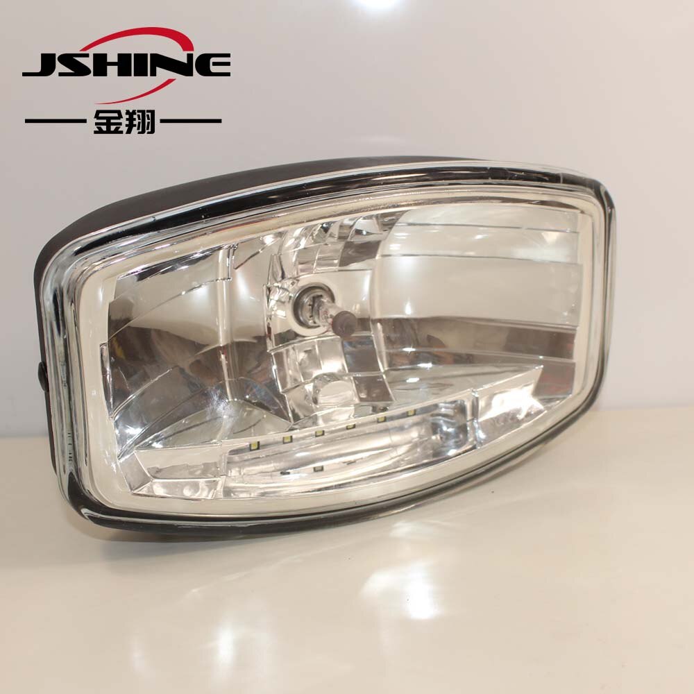 Lorry Truck Head Lamp Replacement For Scania Volvo Benz Jumbo 320 FF Long Distance Spot Lights Set H7 with LED: white